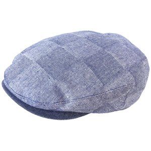 Stetson Chambray & Herringbone Cotton Ivy Cap Hat